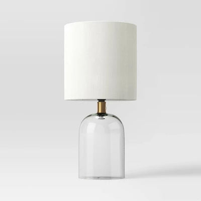 Glass Cylinder Mini Table Lamp With Open Base Clear - Threshold⢠- Image 4