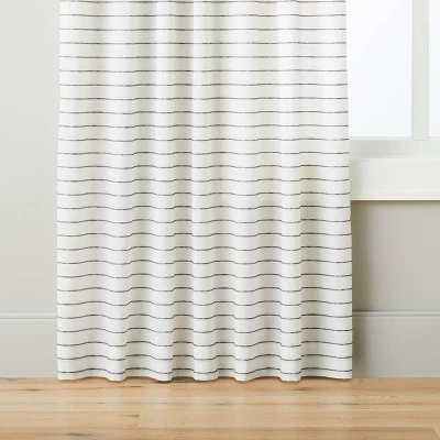 Blanket Stitch Curtain Panel Dark Gray/Cream - Hearth & Hand⢠With Magnolia - Image 4
