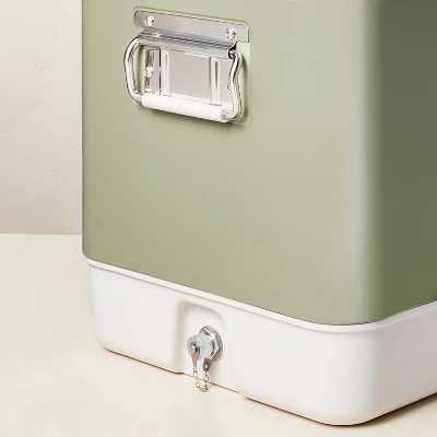 Hard-Sided 80can/54qt Two-Tone Cooler Green/Cream - Hearth & Hand⢠With Magnolia - Image 2