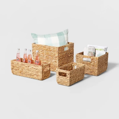Woven Water Hyacinth Milk Crate - Brightroom⢠- Image 3