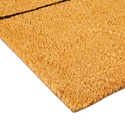 Juvale Natural Coco Coir Large Door Mat, Happy Place Long Outdoor Rug, 17 X 60 In - Image 7