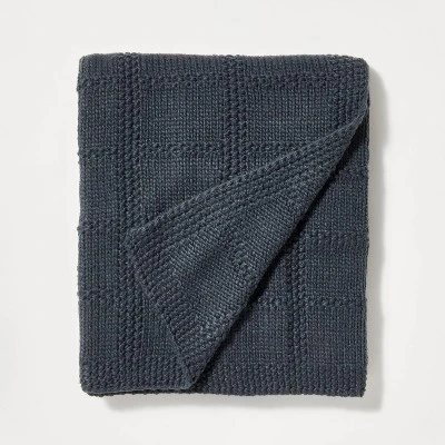 Grid Knit Throw Blanket - Threshold⢠Designed With Studio McGee - Image 8