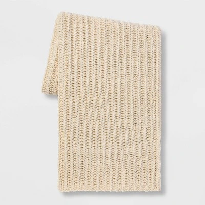 Chunky Knit Reversible Throw Blanket - Threshold⢠- Image 10