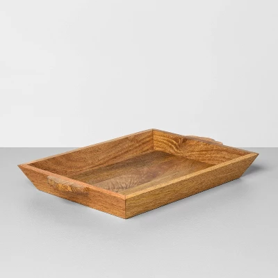 Carved Wood Tray - Hearth & Hand⢠With Magnolia