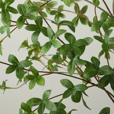 55" Faux Gypsophila Leaf Tree - Hearth & Hand⢠With Magnolia - Image 2