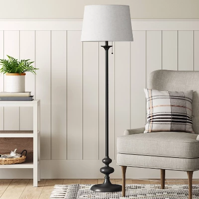 Londonberry Stick Floor Lamp Black - Thresholdâ˘