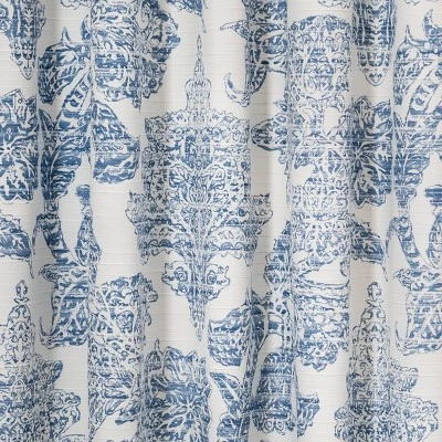 1pc Light Filtering Charade Floral Window Curtain Panel - Threshold⢠- Image 3