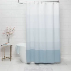 Shower Curtain Ombre Aqua - Thresholdâ˘
