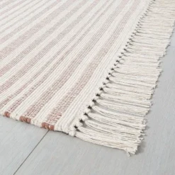 Stripe With Fringe Area Rug - Hearth & Hand With Magnolia