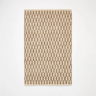 Checkered Stripe Rug Brown - Threshold⢠Designed With Studio McGee - Image 4