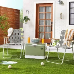 Hard-Sided 80can/54qt Two-Tone Cooler Green/Cream - Hearth & Hand⢠With Magnolia