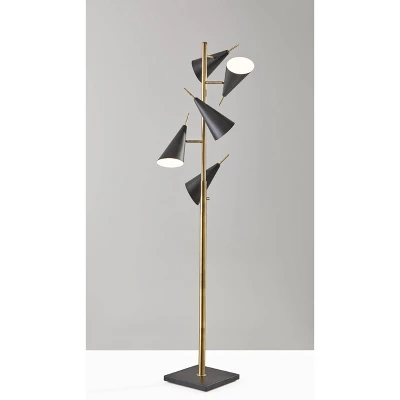 71.5" Owen Tree Lamp Black - Adesso - Image 2