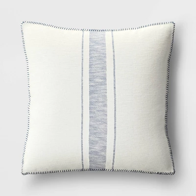 Oversized Placed Striped Square Throw Pillow - Threshold⢠- Image 6