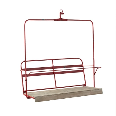 Sullivans Ski Lift Hanging Display 33"H Red - Image 3
