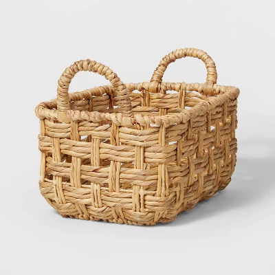 Rectangular Twisted Open Checkered Weave Basket - Brightroom⢠- Image 5
