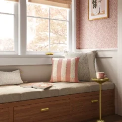 Oversize Woven Jacquard Lumbar Throw Pillow With Tassels - Thresholdâ˘