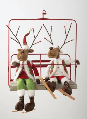 Sullivans Ski Lift Hanging Display 33"H Red