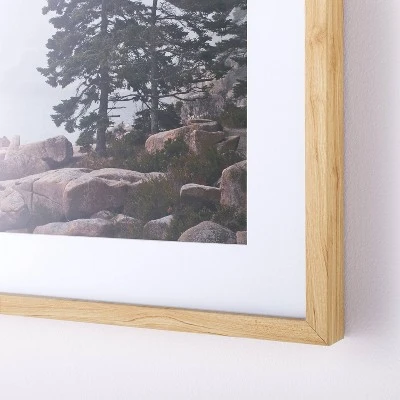 36" X 24" Foggy Seaside Framed Wall Art - Threshold⢠Designed With Studio McGee - Image 2