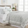 8pc Printed Floral With Border 8pc Comforter Set Green - Threshold™