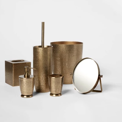Hammered Metal Bath Collection - Thresholdâ˘