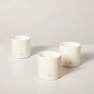 9oz Basil/Lemon/Thyme Speckled Ceramic Kitchen Candle Set - Hearth & Hand⢠With Magnolia - Image 2