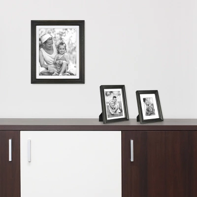 10.375" X 12.375" Matted To 8" X 10" Basic Foundational Frame Black - Threshold⢠- Image 2