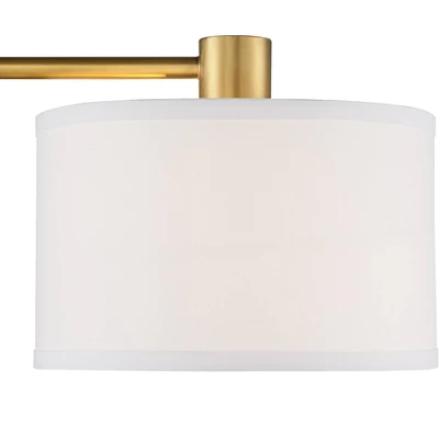 360 Lighting Colby Antique Gold Desk Lamps With Outlet And USB Port Set Of 2 - Image 4