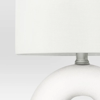 Abstract Ceramic Mini Table Lamp White - Threshold⢠- Image 3