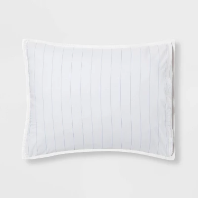 Reversible Cotton Stripe Quilt Sham - Threshold⢠- Image 3