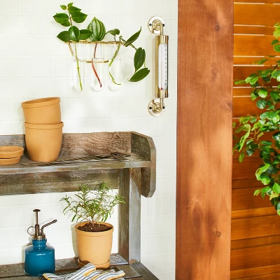 Brass Outdoor Weather Thermometer - Hearth & Hand⢠With Magnolia