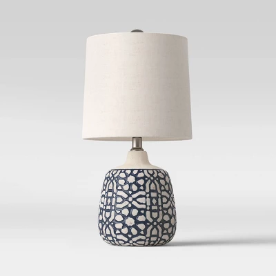 Assembled Ceramic Table Lamp Blue - Threshold⢠- Image 5