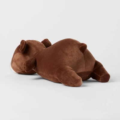 Bear Weighted Plush Kids' Throw Pillow Brown - Pillowfort⢠- Image 2