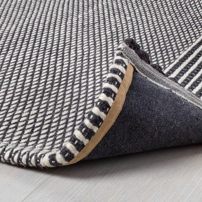 Textured Border Stripe Area Rug - Hearth & Hand⢠With Magnolia - Image 3