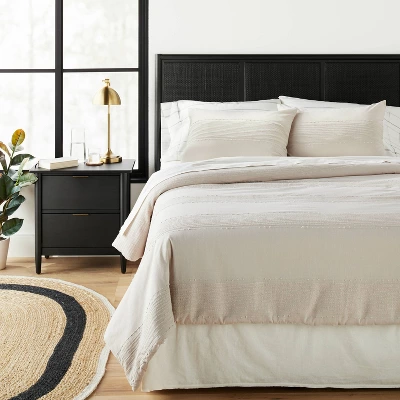 Slub Center Stripe Comforter Set - Hearth & Hand⢠With Magnolia - Image 3