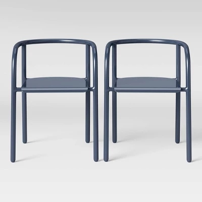 Set Of 2 Kids' Metal Activity Chairs - Pillowfort⢠- Image 7