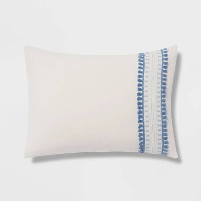 12pc Embroidered Fringe Stripe With Tassels Comforter & Sheet Bedding Set - Threshold⢠- Image 7