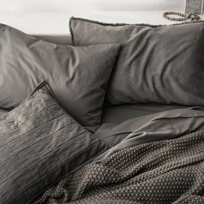 Heavyweight Linen Blend Comforter Sham - Casaluna⢠- Image 5