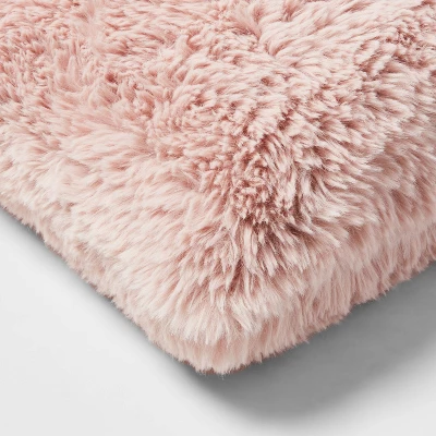 Faux Fur Throw Pillow - Threshold⢠- Image 3