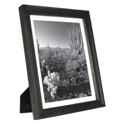10.375" X 12.375" Matted To 8" X 10" Basic Foundational Frame Black - Thresholdâ˘