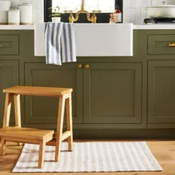 Break Stripe Handmade Area Rug Taupe/Cream - Hearth & Hand⢠With Magnolia