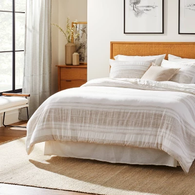 Lace Insert Sheer Curtain Panel - Hearth & Hand⢠With Magnolia - Image 2