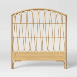 Twin Rattan Kids' Headboard Natural - Pillowfortâ˘