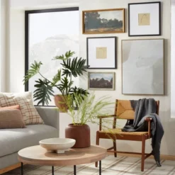 (Set Of 2) 18" X 18" Vases Framed Under Glass - Threshold⢠Designed With Studio McGee